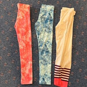 Bundle of 3 pairs of old navy girls size L leggings new